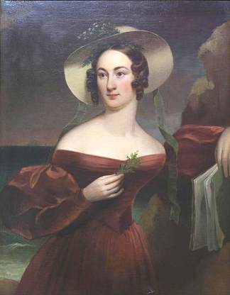 汉娜·西格雷夫斯·里夫斯的肖像 Portrait Of Hannah Seagraves Reeves，托马斯·苏利