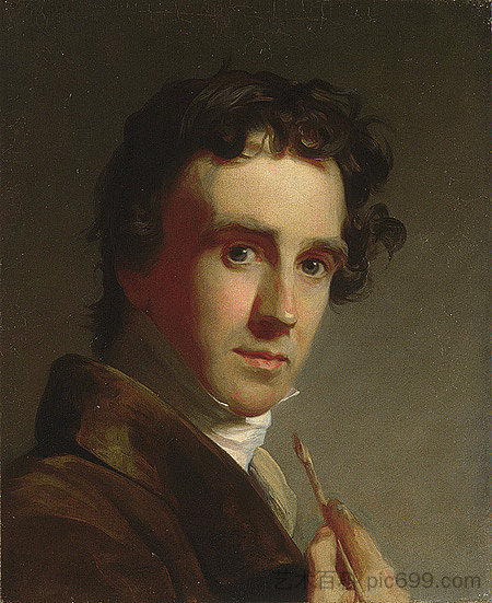 艺术家肖像 Portrait of the Artist (1821),托马斯·苏利
