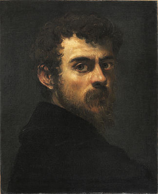 自画像 Self Portrait (c.1546 – c.1548; Venice,Italy                     )，丁托莱托