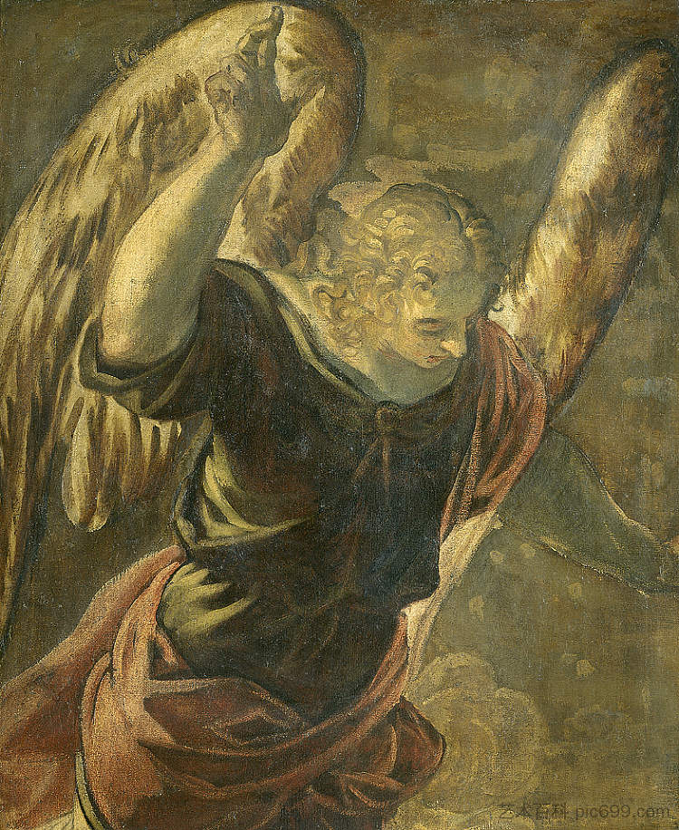 天使报喜 Annunciation the Angel (1528 - 1594),丁托莱托