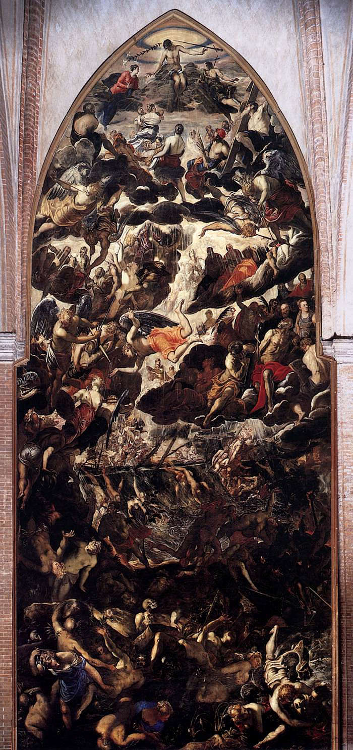 最后的审判 The Last Judgment (1560 - 1562)，丁托莱托