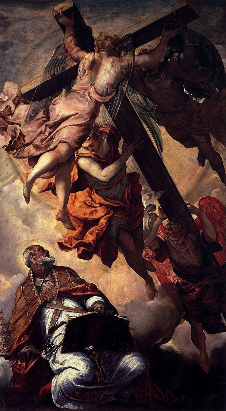 圣彼得的愿景 The Vision of St Peter (c.1556),丁托莱托
