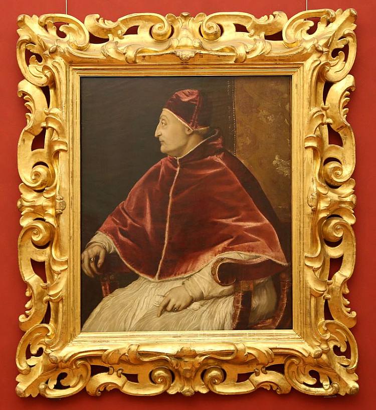 教皇西克斯图斯四世的肖像 Portrait of Pope Sixtus IV，提香·韦切利奥
