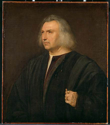 吉安·贾科莫·巴托洛蒂来自帕尔马 Gian Giacomo Bartolotti da Parma (1518)，提香·韦切利奥