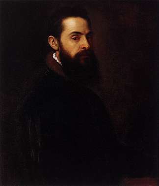 安东尼奥·安塞尔米的肖像 Portrait of Antonio Anselmi (c.1550)，提香·韦切利奥