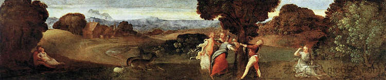 阿多尼斯的诞生 The Birth of Adonis (1505 - 1510),提香·韦切利奥
