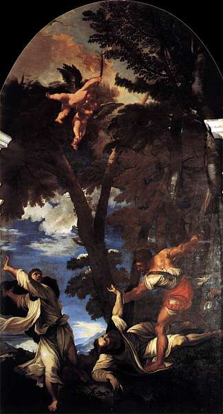 圣彼得殉道者之死 The Death of St Peter Martyr (1527 – 1529)，提香·韦切利奥