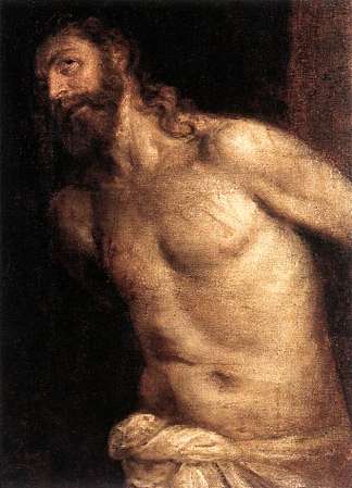 基督的鞭笞 The Scourging of Christ (c.1560)，提香·韦切利奥