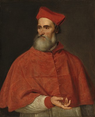 彼得罗·本博的肖像 Portrait of Pietro Bembo (c.1540)，提香·韦切利奥