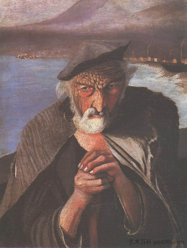 老渔夫 Old Fisherman (1902)，蒂瓦达·科斯塔·琼特瓦利