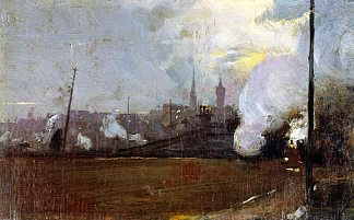 晚间火车到山楂 Evening Train to Hawthorn (1889)，汤姆·罗伯茨