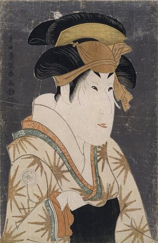 濑川菊十郎三世 饰 田边文藏的妻子押津 Segawa Kikujuro Iii as Oshizu, Wife of Tanabe Bunzo，东洲斋写乐