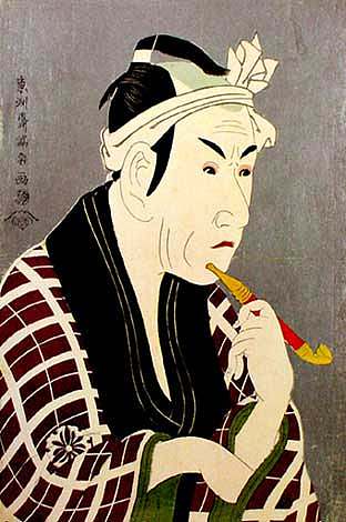 松本恭四郎 饰 坂谷五郎 Kōshirō Matsumoto IV as Sakanaya Gorobee (1794)，东洲斋写乐