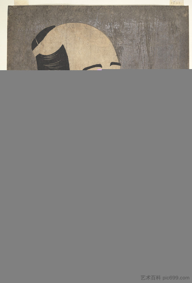 岚龙三 I 饰演石部银吉 在话剧《花绫音文六相贺》中 Arashi Ryūzō I as Ishibe Kinkichi in the Play "Hana Ayame Bunroku Soga" (1794),东洲斋写乐