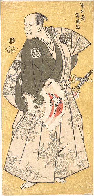 山科白十郎饰演名古屋三左卫门 Yamashina Shirojuro in the Role of Nagoya Sanzaemon (1795)，东洲斋写乐