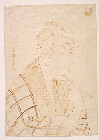 演员 松本小四郎 饰 班津院长兵卫 The Actor Matsumoto Koshiro as Banzuin Chobei (1795)，东洲斋写乐