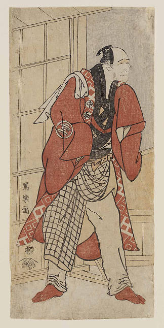 中岛和田右卫门 I 饰 三河原之治 Nakajima Wadaemon I as Migawari no Jizō (1794)，东洲斋写乐