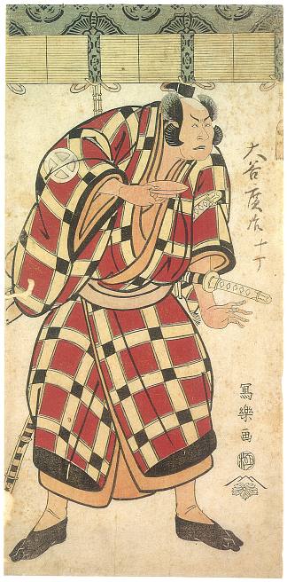 大谷弘二三世 饰 畑之大善竹虎 Ōtani Hiroji III as Hata no Daizen Taketora (1794)，东洲斋写乐