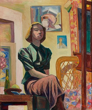 自画像 Self-Portrait (1937)，托芙·杨松