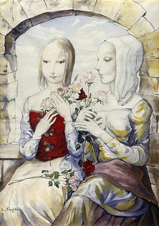 两姐妹 Les Deux Soeurs (1964)，藤田嗣治