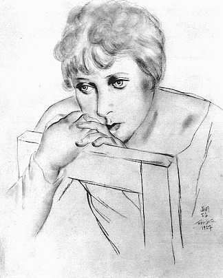 一个女人的肖像 Portrait of a Woman (1927)，藤田嗣治