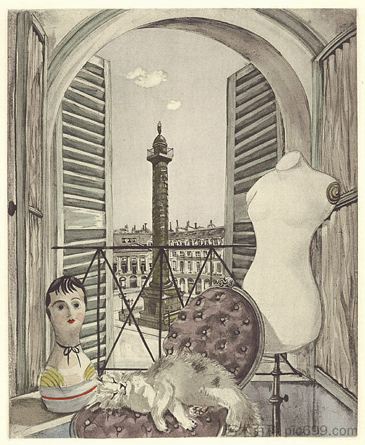 旺多姆 Vendome (1951)，藤田嗣治