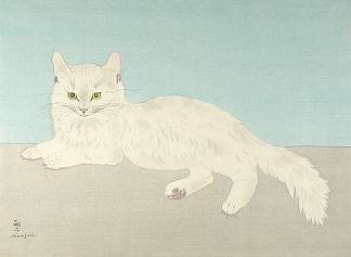 白猫 White Cat，藤田嗣治