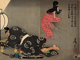 蜘蛛公主 Spider Princess，月冈芳年