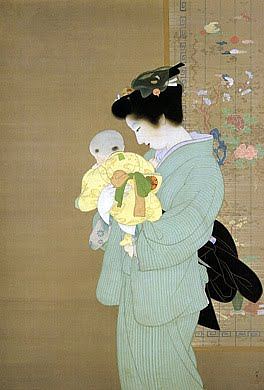 母亲与孩子 Mother and Child (1934)，上村松园