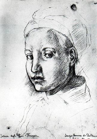 来自蓬托尔莫的研究 Study from Pontormo，翁贝托·薄邱尼