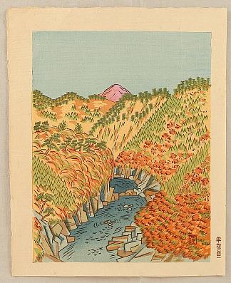 秋天的奥多摩 Oku-Tama in Autumn (1927)，平冢运一