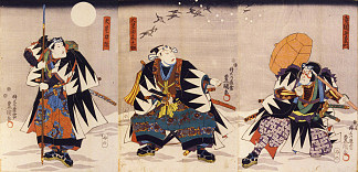 金田本中央仓 Kanadehon Chūshingura (1849; Japan                     )，歌川国贞