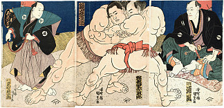 相扑 Sumo，歌川国贞