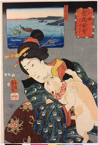 哦，哎哟，好痛 Oh, Ouch, It hurts (1852)，歌川国芳