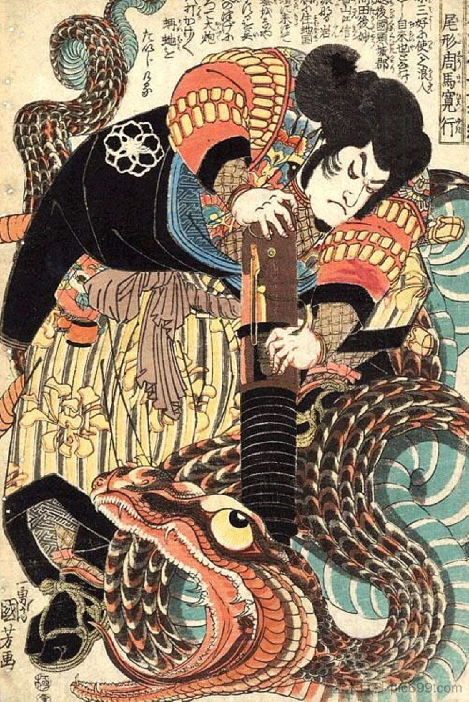 我国八百英雄 Eight Hundred Heroes of Our Country,歌川国芳