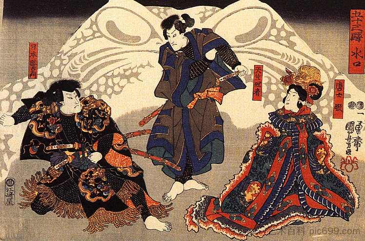 演员 The actor,歌川国芳