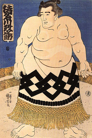 相扑选手 The sumo wrestler，歌川国芳