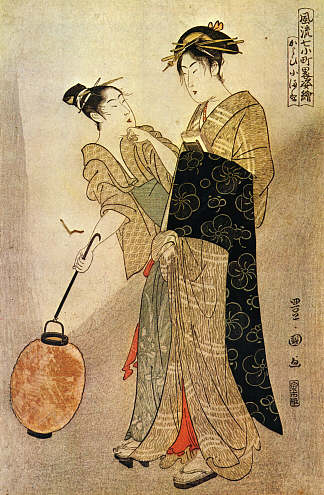讨好小町 Courting Komachi (1792; Japan                     )，歌川丰国
