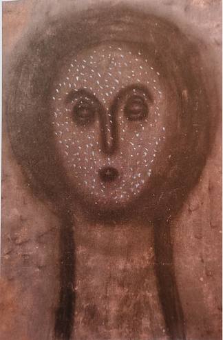 瓦伊达·拉约什 女孩头像，1936年，纸上帕斯特尔，50x35cm Vajda Lajos Girl Head, 1936 , Pastell on Paper, 50x35cm (1936)，瓦贾达拉霍斯