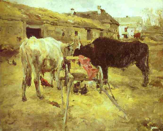 公牛 Bullocks (1885)，瓦伦丁·谢罗夫
