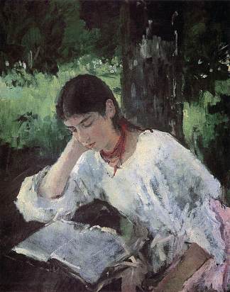 阿德莱达·西蒙诺维奇的肖像 Portrait of Adelaida Simonovich (1889)，瓦伦丁·谢罗夫