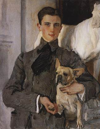 费利克斯·费利克索维奇·苏马罗科夫-叶尔斯托夫伯爵的肖像 后来的尤苏波夫亲王 Portrait of Count Feliks Feliksovich Sumarokov-Yelstov later Prince Yusupov (1903)，瓦伦丁·谢罗夫