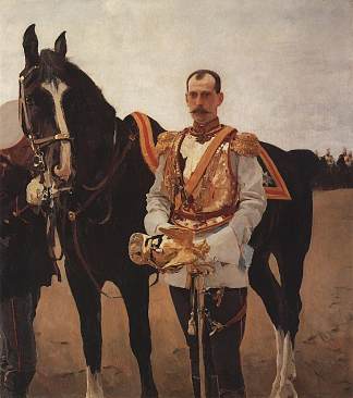 保罗·亚历山德罗维奇大公的肖像 Portrait of Grand Duke Paul Alexandrovich (1897)，瓦伦丁·谢罗夫