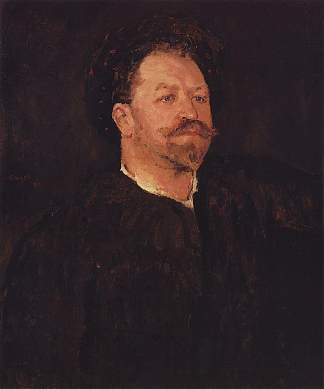 意大利歌手弗朗切斯科·塔马诺的肖像 Portrait of Italian singer Francesco Tamano (1891 – 1893)，瓦伦丁·谢罗夫