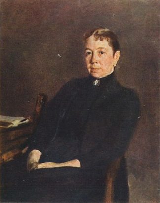 安提波娃的肖像 Portrait of P.D. Antipova (1890)，瓦伦丁·谢罗夫