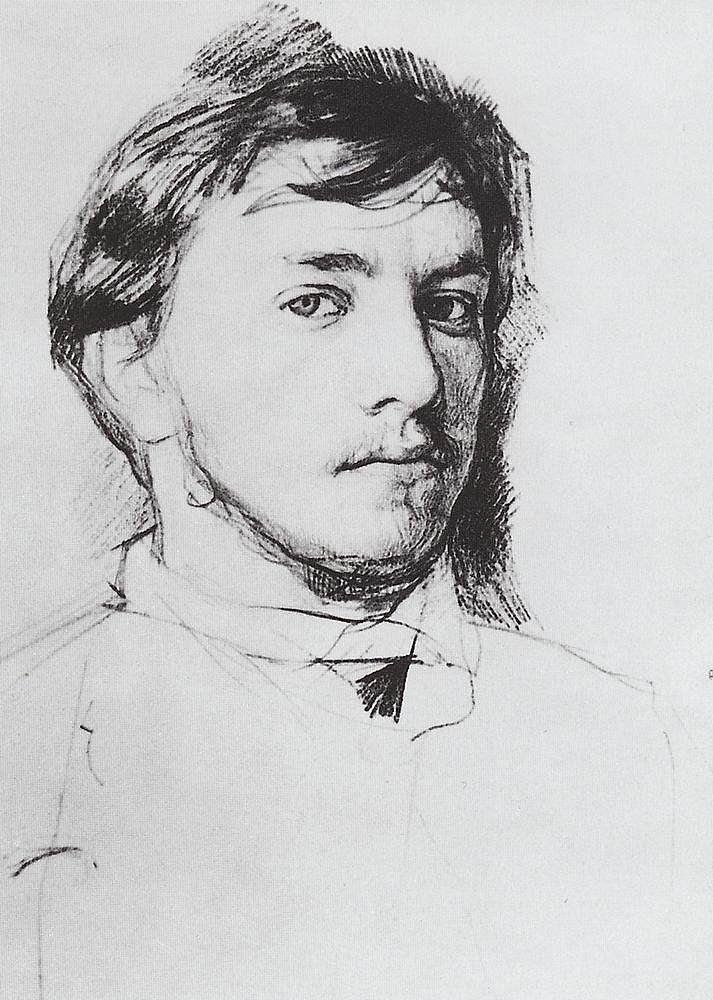 自画像 Self-Portrait (1885)，瓦伦丁·谢罗夫