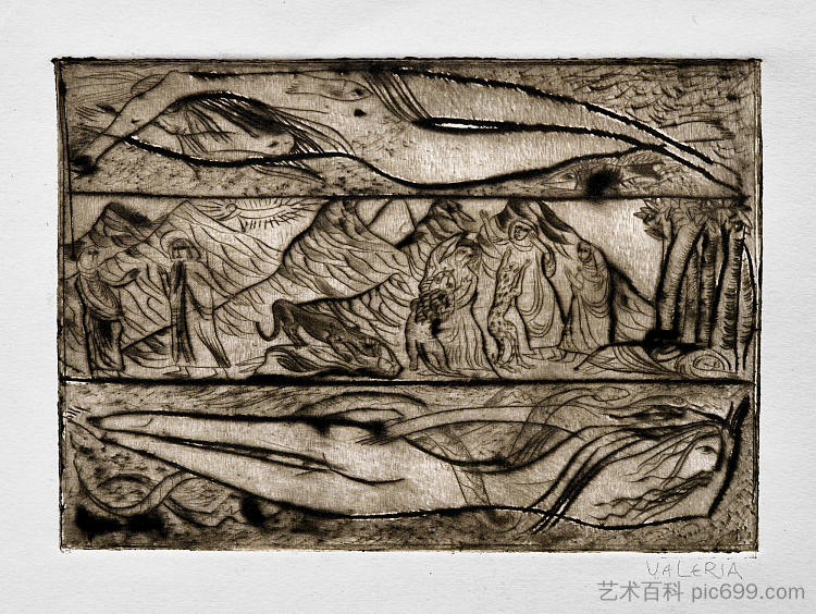 无题 Untitled (c.1989)，瓦莱里娅·特鲁比娜