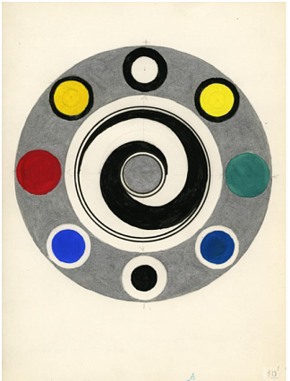 颜色圈。第四本“计划书”。相册 #1，第一个文件夹 Circle of Color. The Fourth ‘Book of Schemes’. Album #1, the First Folder (1969 – 1978)，瓦列里·拉马赫