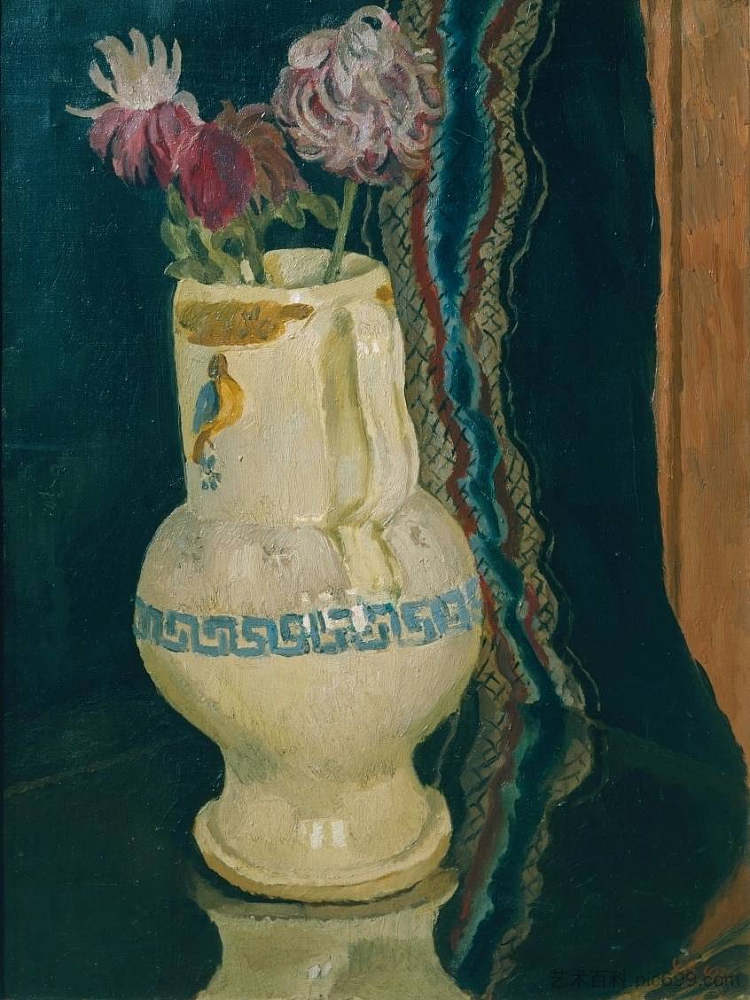 菊花 Chrysanthemums (1920)，瓦内萨·贝尔