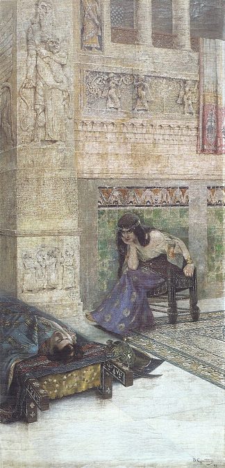 塞米勒米斯和死去的美丽阿拉 Semiramis and dead Ara the Beautiful (1899)，瓦尔德格斯·苏伦尼扬茨